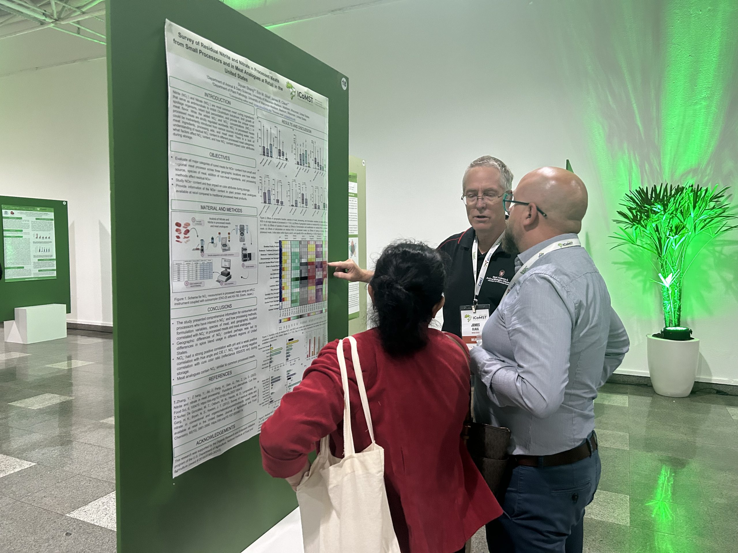 Dr. James Claus presenting at ICoMST.